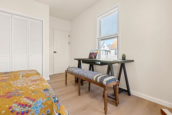 Bedroom, Home Office, Interior, Wood Texture Flooring