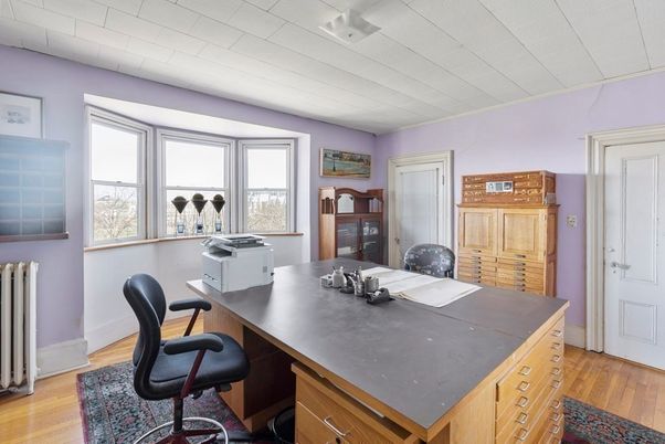 Home Office, Interior, Wood Texture Flooring