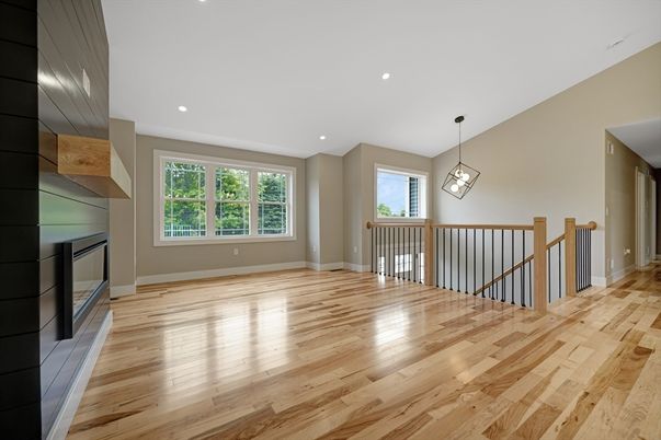 Interior, Pendant Lights, Recessed Lighting, Wood Texture Flooring