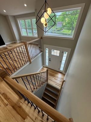 Interior, Pendant Lights, Recessed Lighting, Wood Texture Flooring