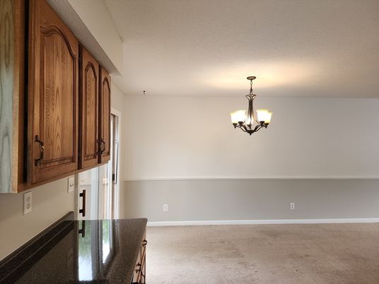Chandelier, Empty room, Interior