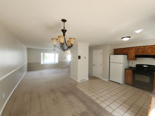 Chandelier, Empty room, Interior, Kitchen