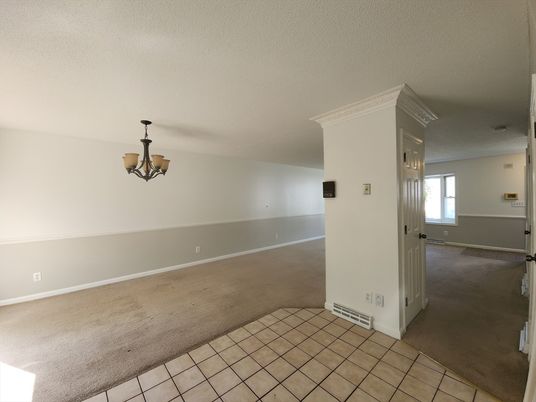 Chandelier, Empty room, Interior
