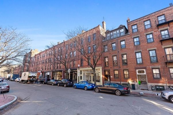 Exterior, Facade, Brick Facade, Condo Building