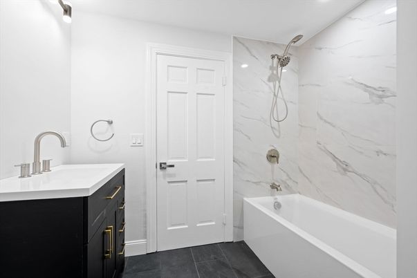 Bathroom, Interior, Marble Walls