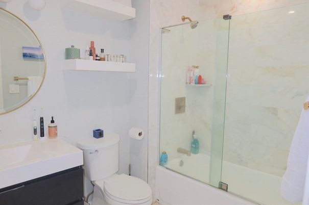 Bathroom, Glass Shower, Interior