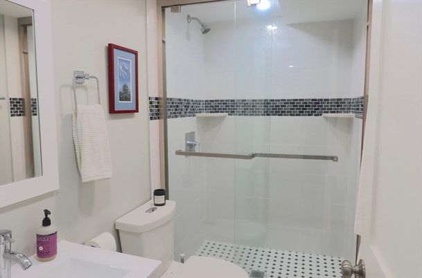 Bathroom, Glass Shower, Interior