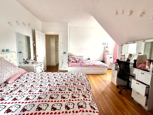 Bedroom, Home Office, Interior, Wood Texture Flooring