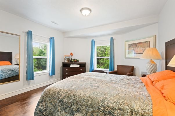 Bedroom, Interior, Wood Texture Flooring
