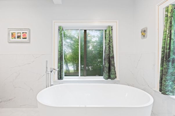 Bathroom, Free Standing Baths, Interior, Marble Walls