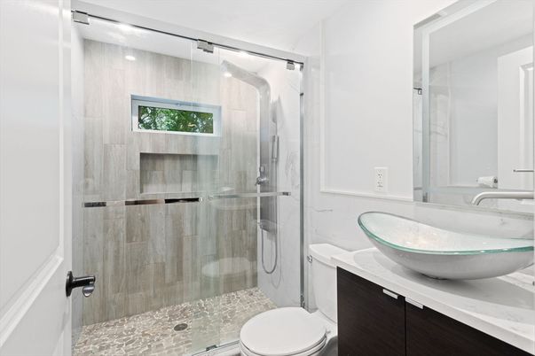 Bathroom, Glass Shower, Interior