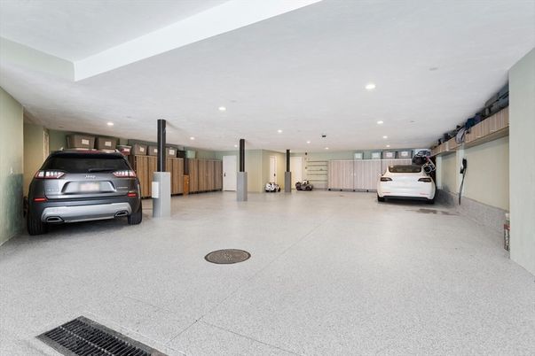 Garage, Interior, Recessed Lighting