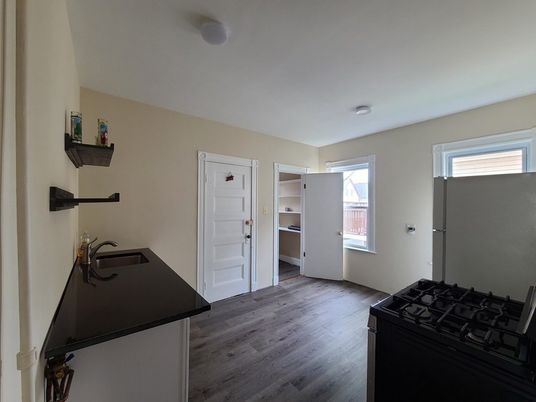 Interior, Kitchen, Wood Texture Flooring