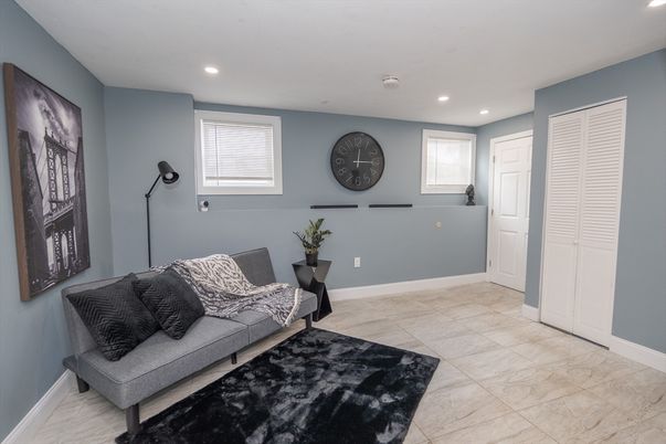 Interior, Living room, Recessed Lighting