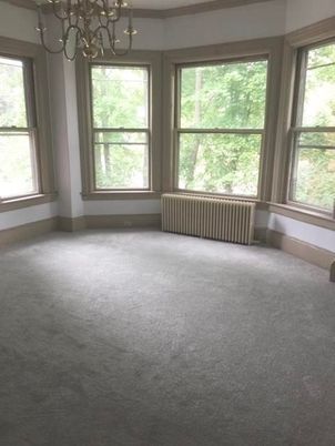 Chandelier, Empty room, Interior
