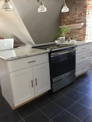Interior, Kitchen, Stone Walls