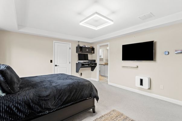 Bedroom, Interior, Pendant Lights