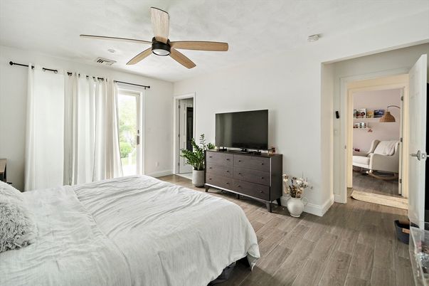 Bedroom, Interior, Wood Texture Flooring