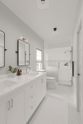 Bathroom, Dual Sink Vanities, Interior
