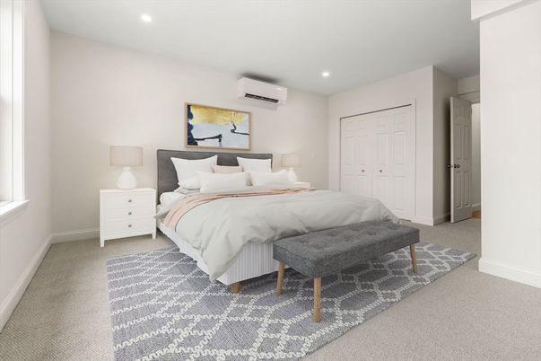 Bedroom, Interior, Recessed Lighting