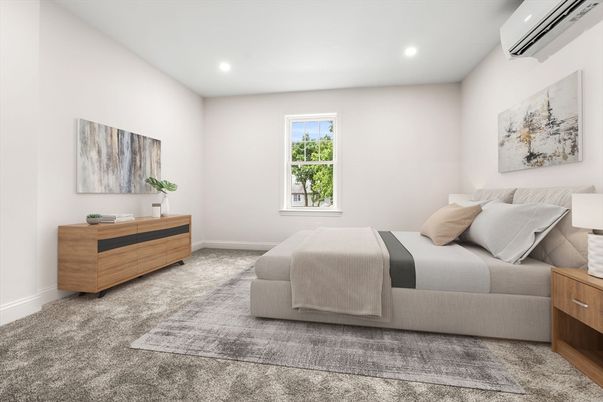Bedroom, Interior, Recessed Lighting
