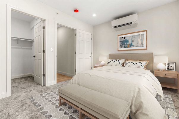 Bedroom, Interior, Recessed Lighting