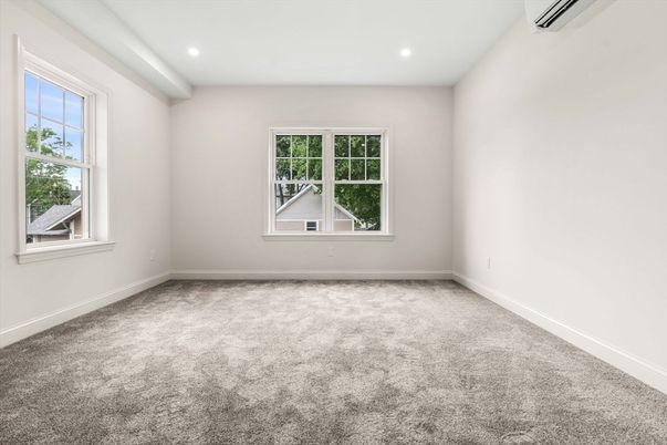 Empty room, Interior, Recessed Lighting