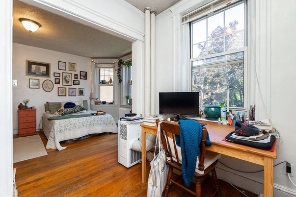 Bedroom, Home Office, Interior, Wood Texture Flooring