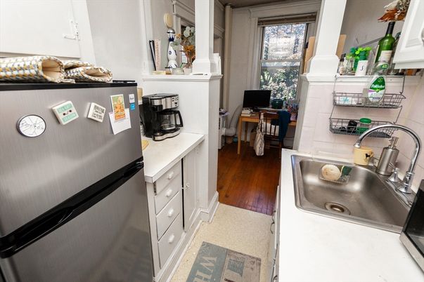 Interior, Kitchen, Wood Texture Flooring