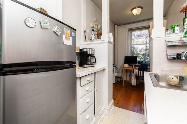 Interior, Kitchen, Wood Texture Flooring
