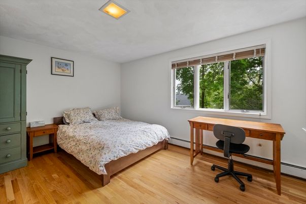 Bedroom, Home Office, Interior, Wood Texture Flooring