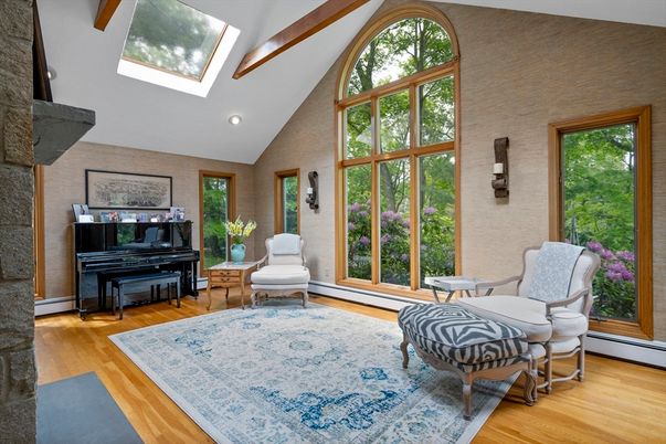 Interior, Piano, Recessed Lighting, Wood Texture Flooring