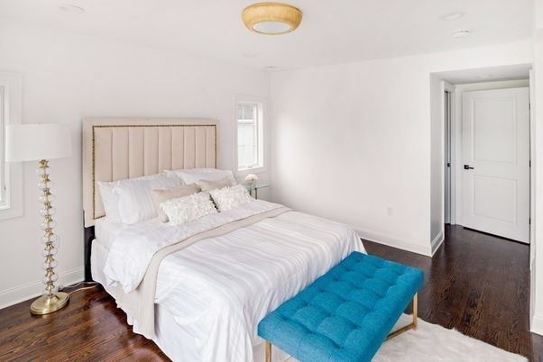 Bedroom, Interior, Wood Texture Flooring