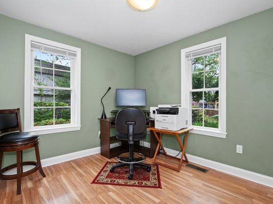 Home Office, Interior, Wood Texture Flooring