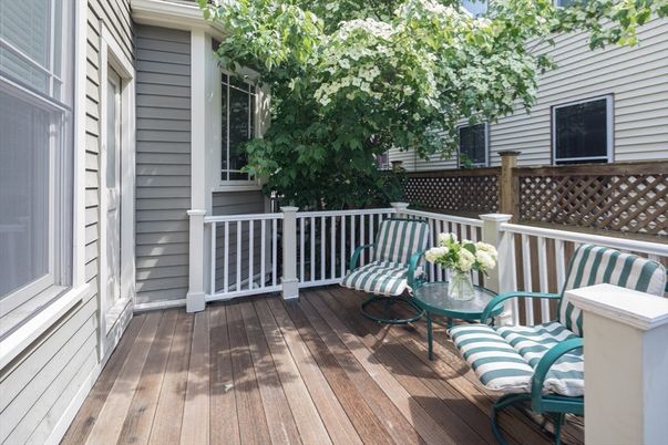 Exterior, Wood Texture Flooring