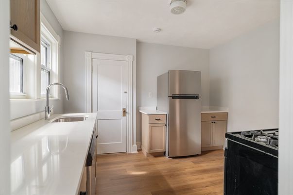 Interior, Kitchen, Wood Texture Flooring