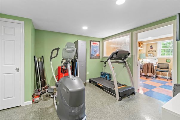 Fitness Equipment, Interior, Recessed Lighting