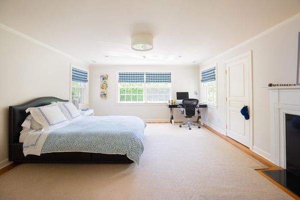 Bedroom, Fireplace, Home Office, Interior