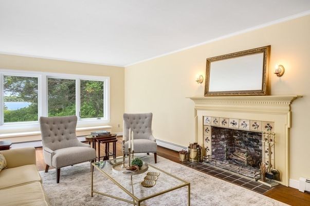 Fireplace, Interior, Living room, Wood Texture Flooring