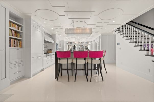 Chandelier, Dining room, Interior, Recessed Lighting