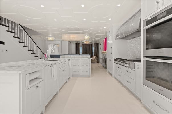 Chandelier, Interior, Kitchen, Recessed Lighting