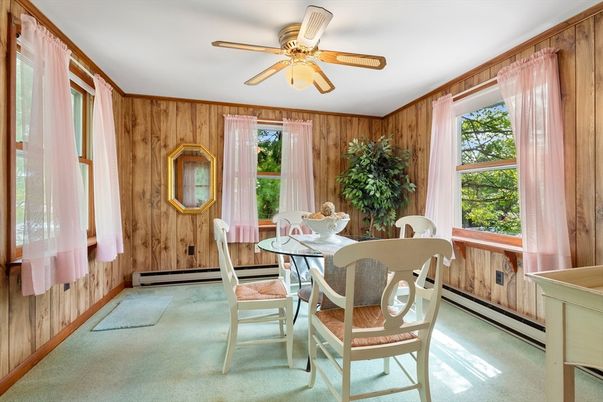 Dining room, Interior, Wooden Walls