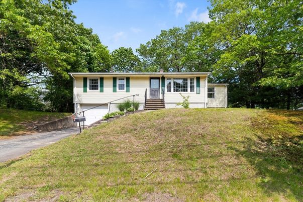Attached, Backyard, Exterior, Facade, Raised Ranch