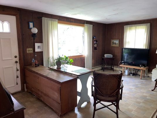Interior, Living room, Wooden Walls
