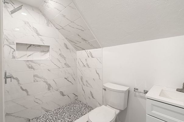 Bathroom, Interior, Marble Walls