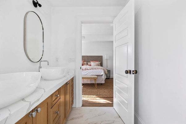 Bathroom, Bedroom, Dual Sink Vanities, Interior, Marble