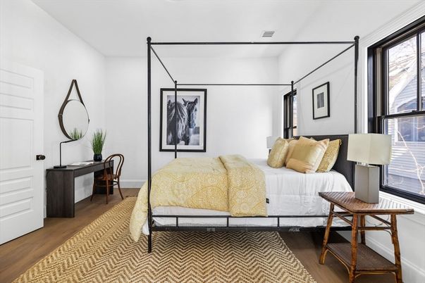Bedroom, Interior, Wood Texture Flooring
