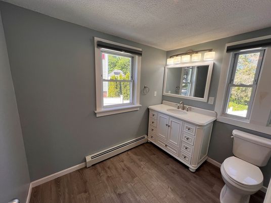 Bathroom, Interior, Wood Texture Flooring