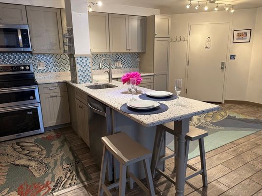 Interior, Kitchen, Wood Texture Flooring