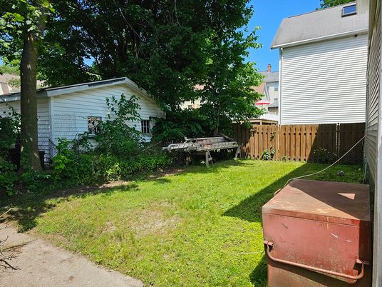 Backyard, Detached Garage, Exterior